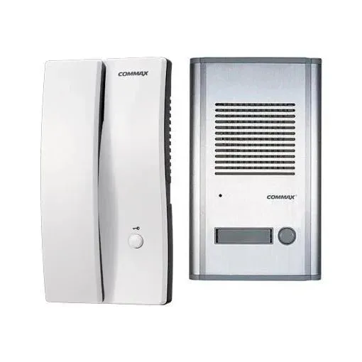 نظام الإنتركم الصوتي Commax | DP-2S/DR-201A هو نظام اتصال ثنائي الاتجاه للأبواب.