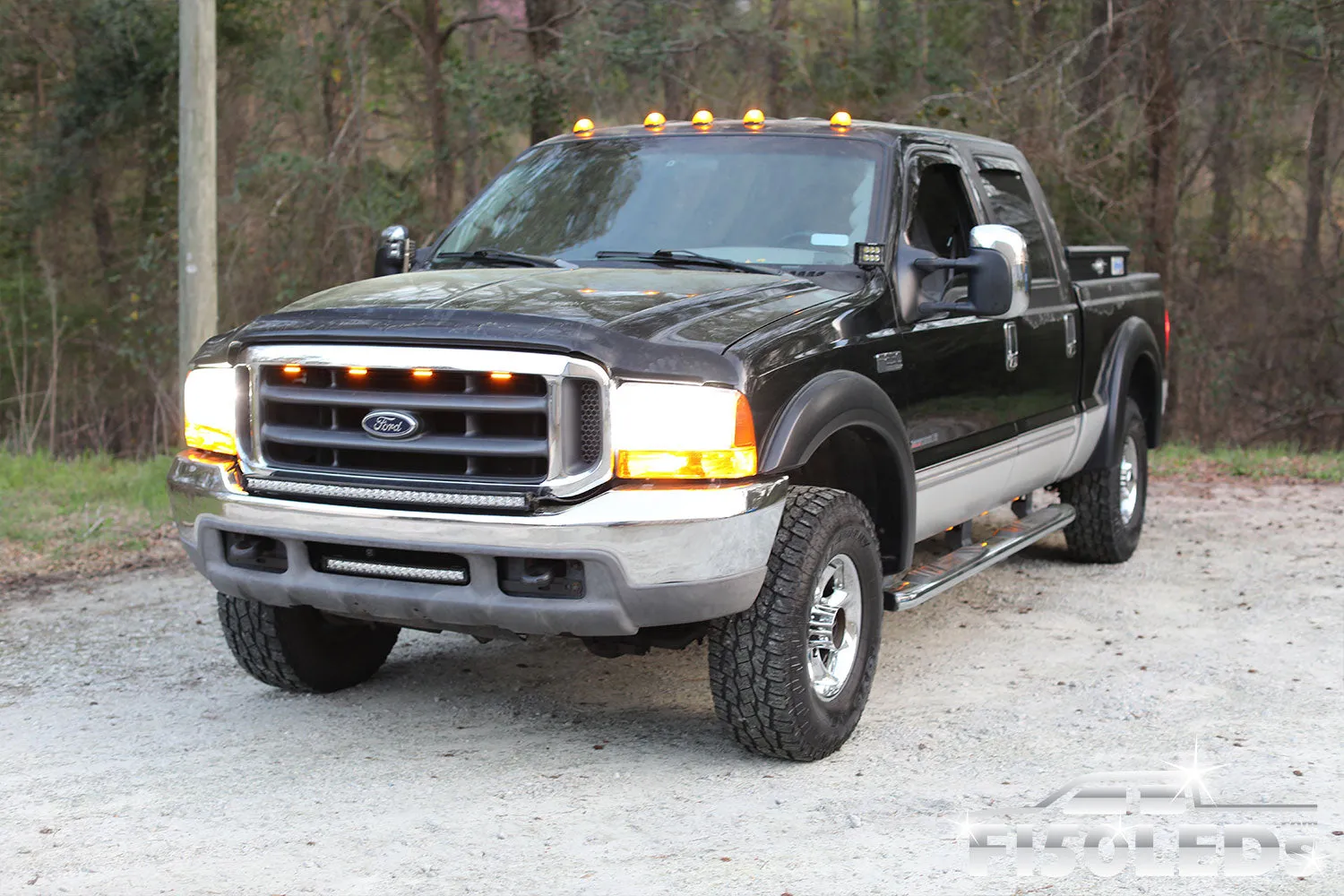 1998 - 2007 F250 Super Duty RAPTOR STYLE EXTREME LED GRILL KIT