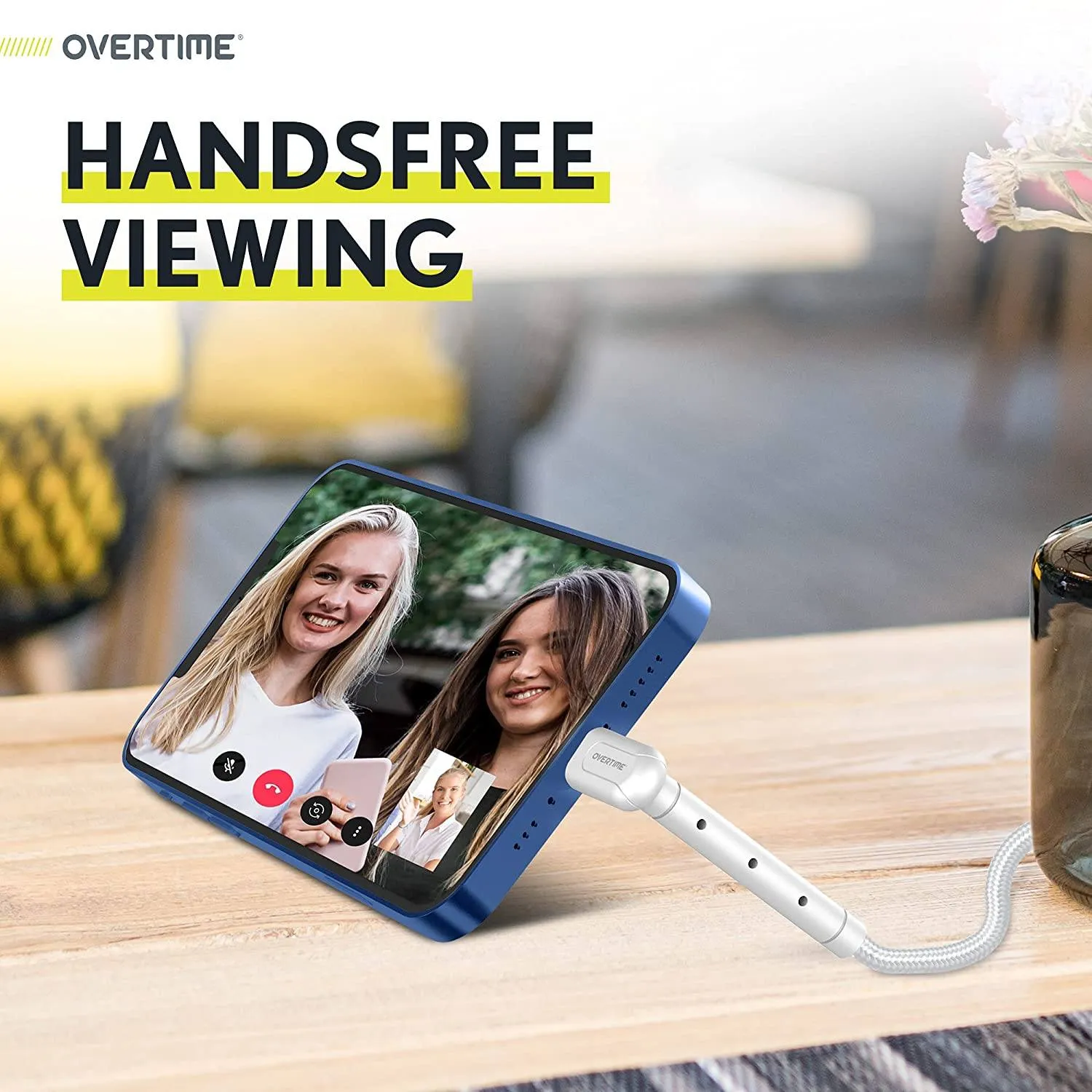 2-in-11 Charging Cable with Built in Stand