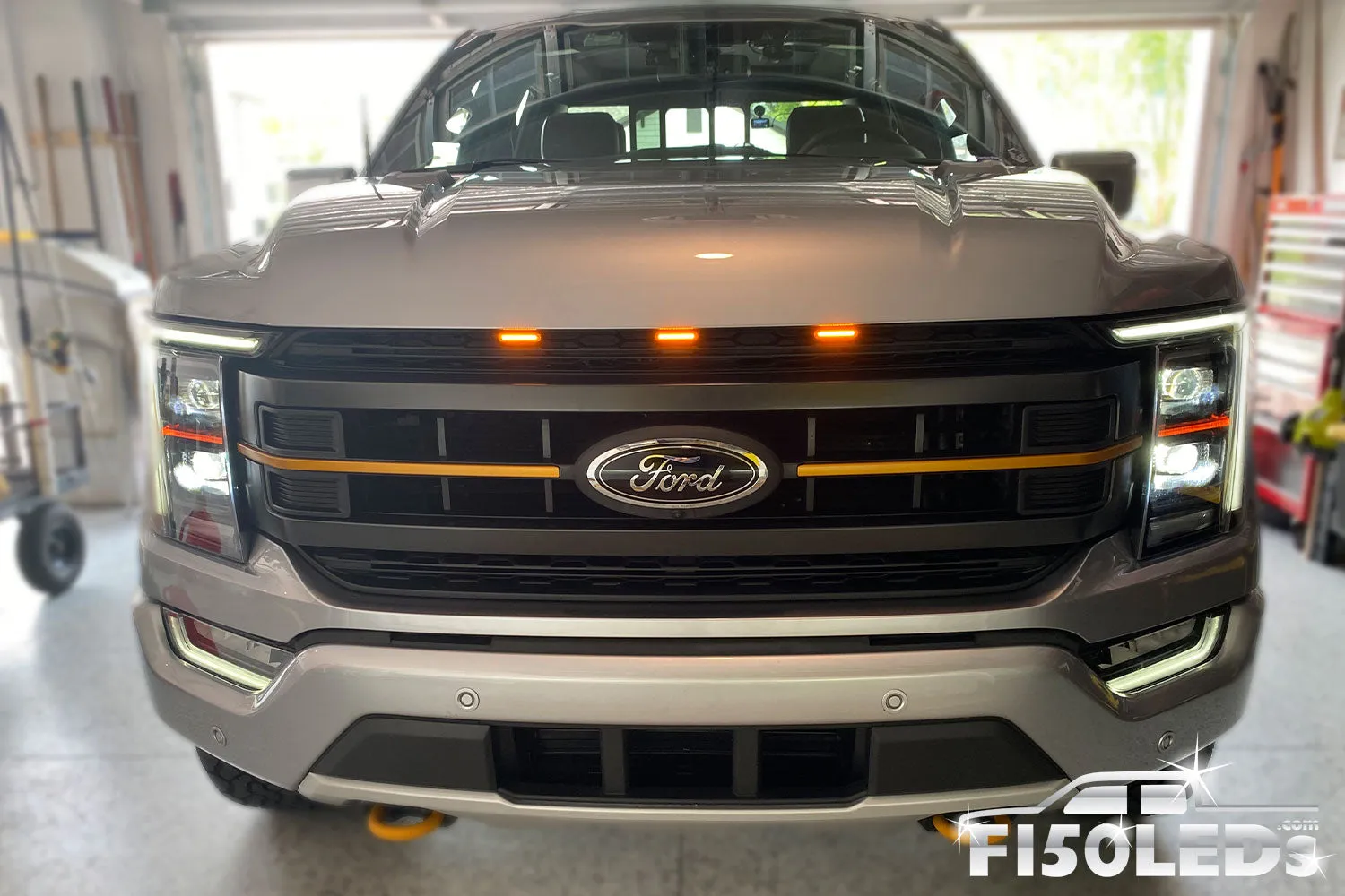 2021 - 2023 F150 Raptor Style Extreme LED grill Kit