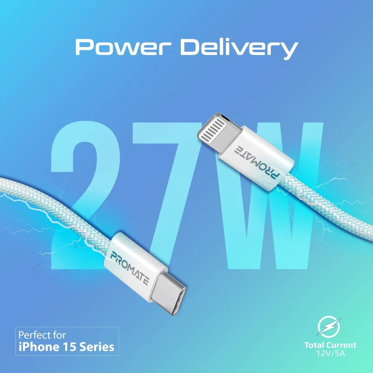 27W Super-Fast USB-C to Lightning Cable