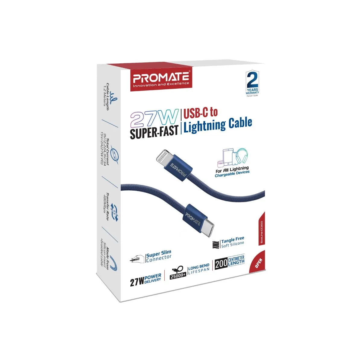 27W Super-Fast USB-C to Lightning Cable