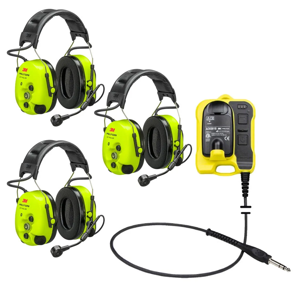 3M&trade; PELTOR&trade; Team Of 3 Wing Walker Wireless Ground Mechanic Solution