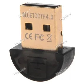 3Mbps Wireless Mini Bluetooth V4.0 USB2.0 Dongle Adapter for Laptop PDA Headset