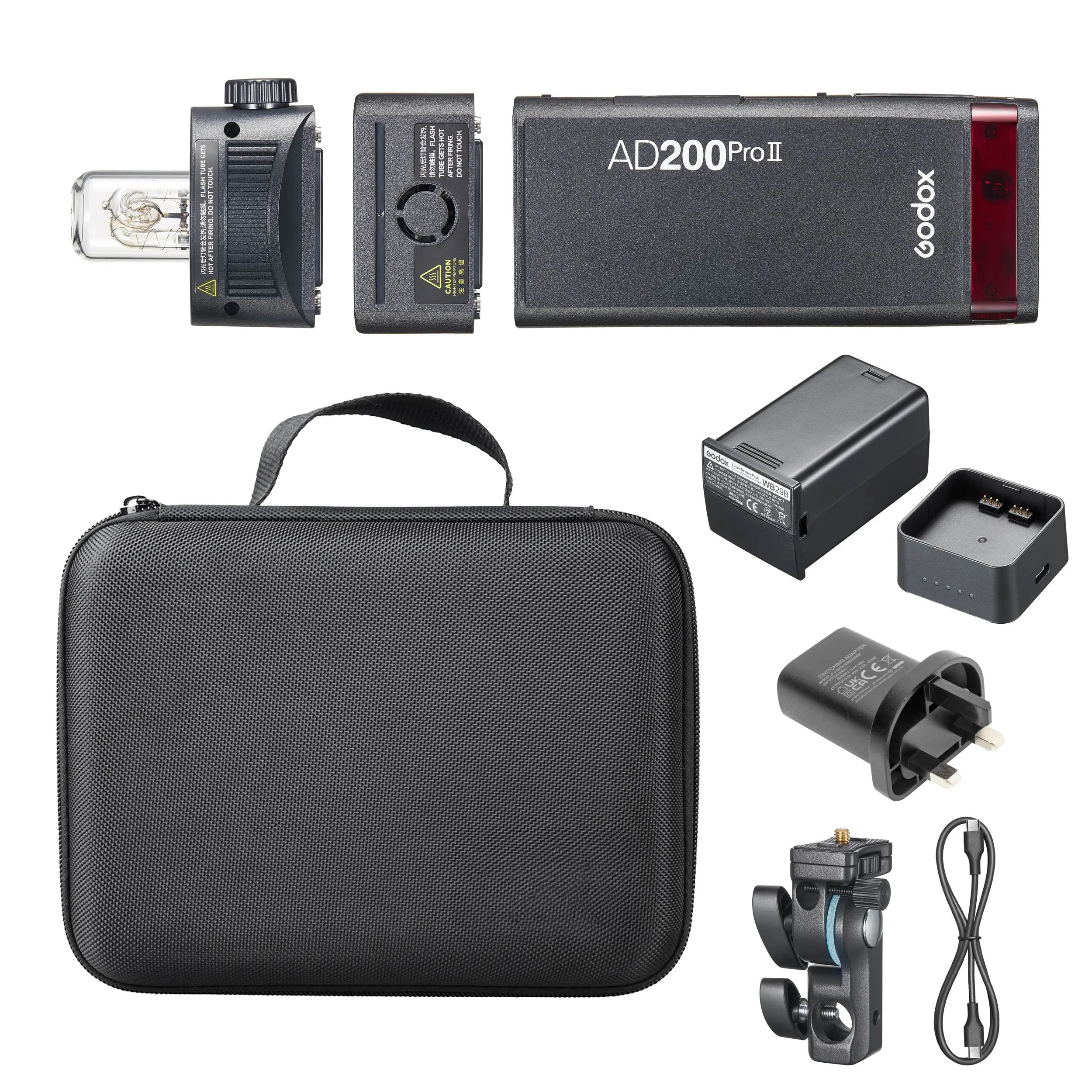 AD200Pro II 200Ws Portable Battery Powered Pocket Flash