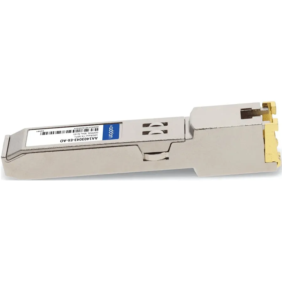 AddOn Avaya/Nortel AA1403043-E6 Compatible TAA Compliant 100/1000/10000Base-TX SFP  Transceiver (Copper, 30m, RJ-45) AA1403043-E6-AO