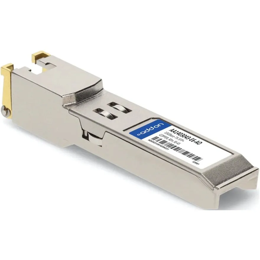 AddOn Avaya/Nortel AA1403043-E6 Compatible TAA Compliant 100/1000/10000Base-TX SFP  Transceiver (Copper, 30m, RJ-45) AA1403043-E6-AO