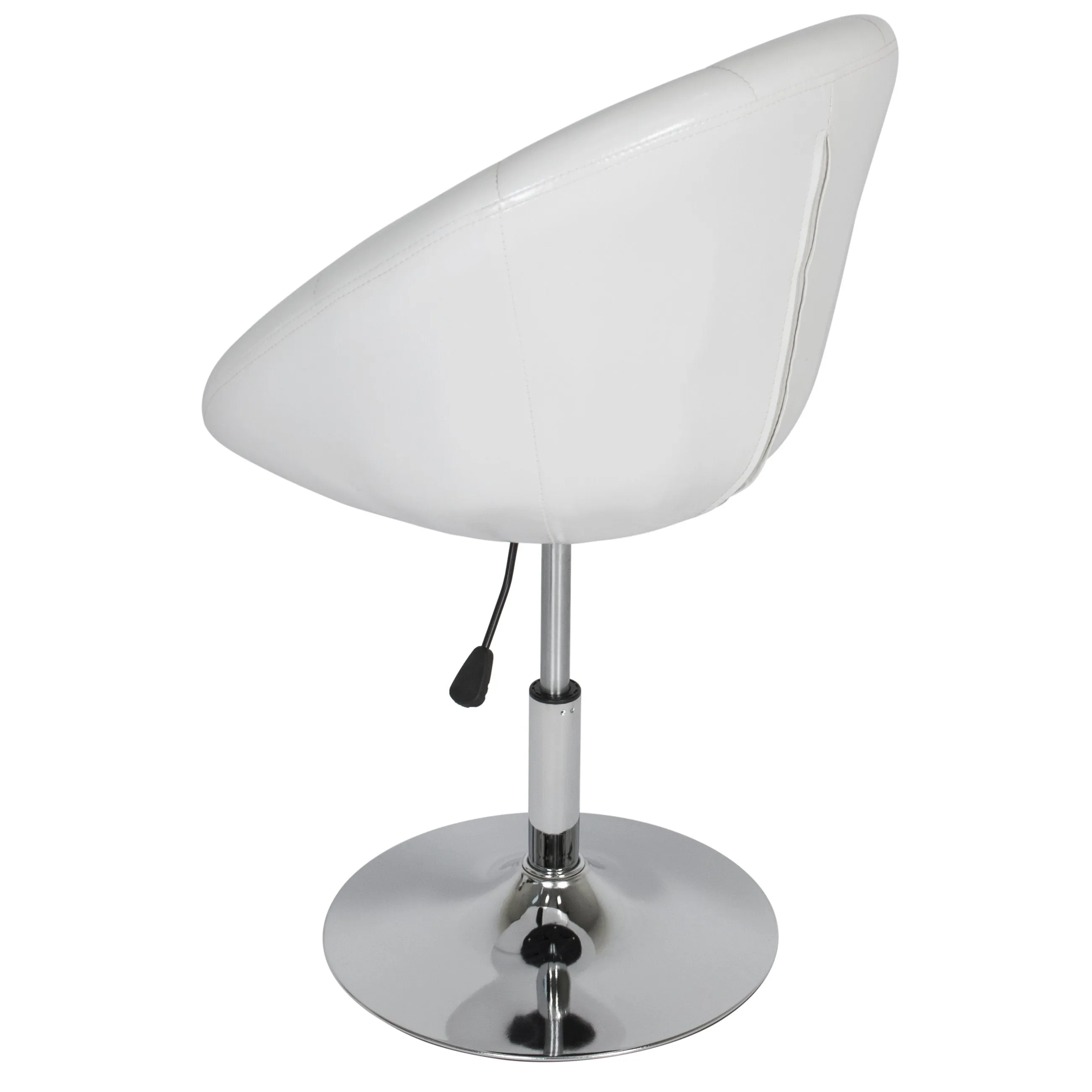 Adjustable Tufted Round Swivel Accent Chair