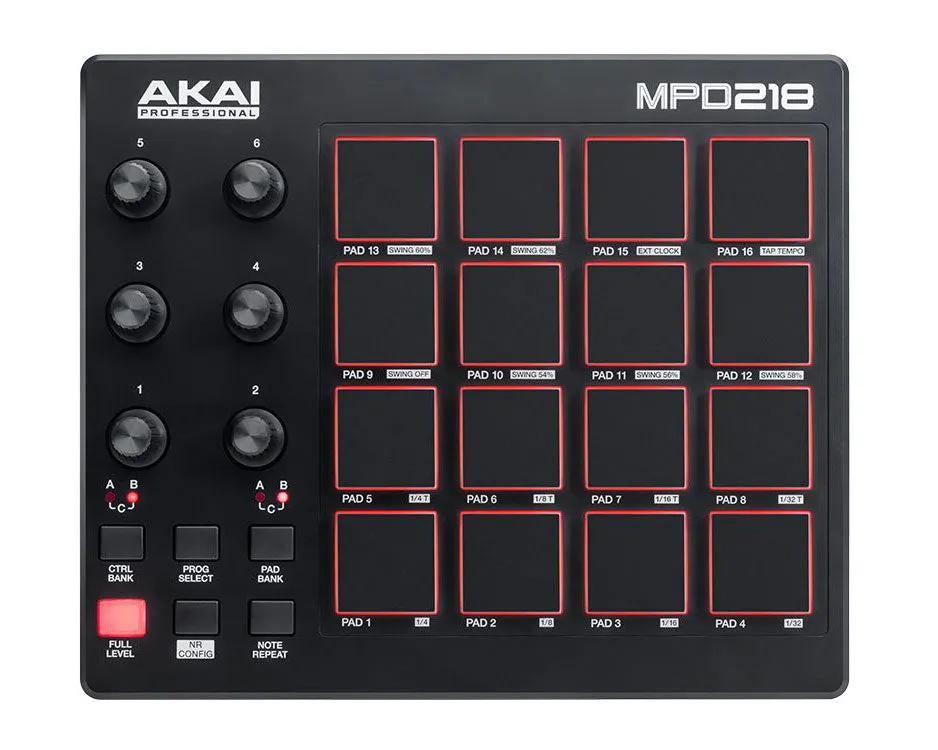 AKAI MPD218 16 Pad Controller