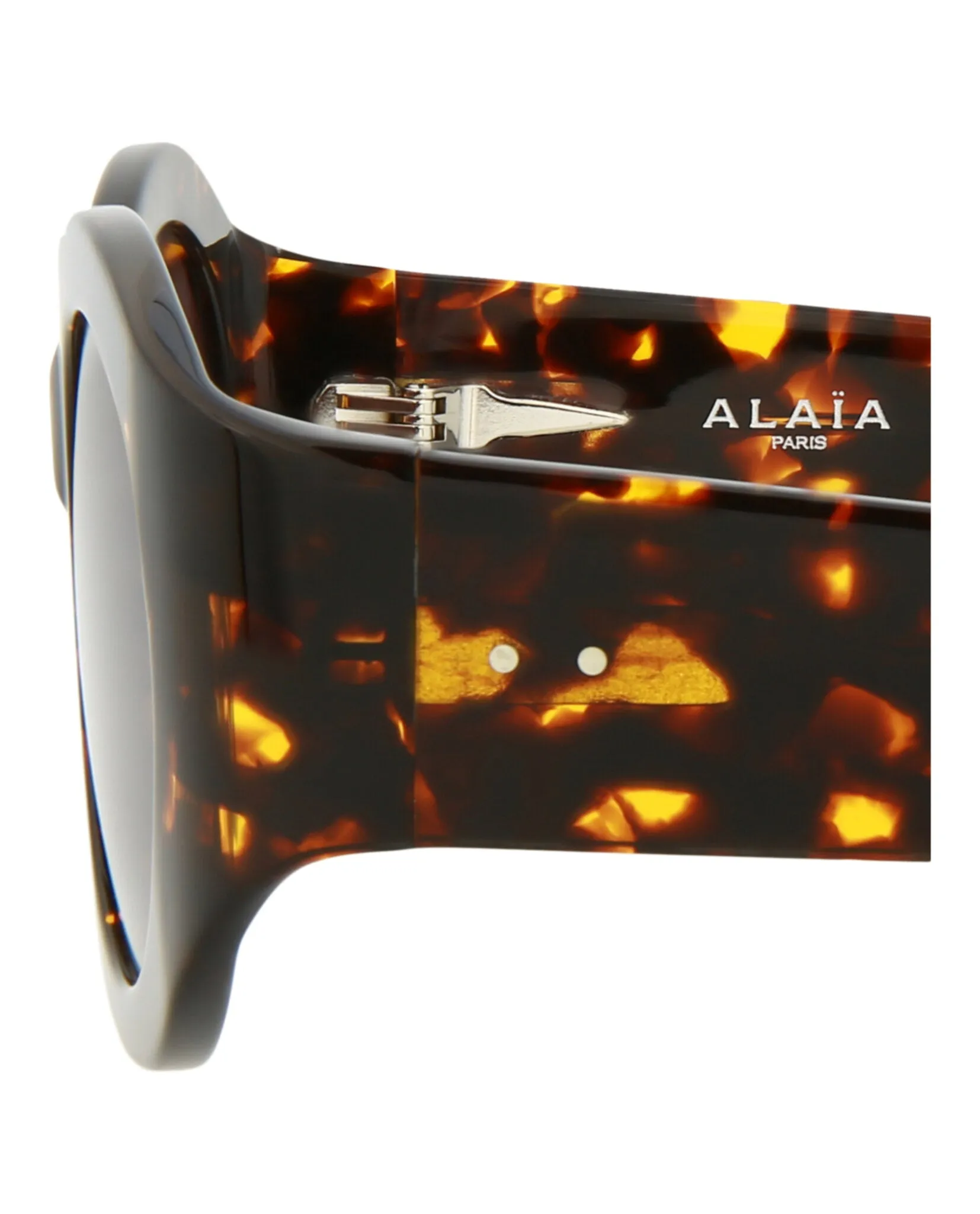 Alaia Womens Round/Oval Havana Havana Brown Fashion Designer Eyewear