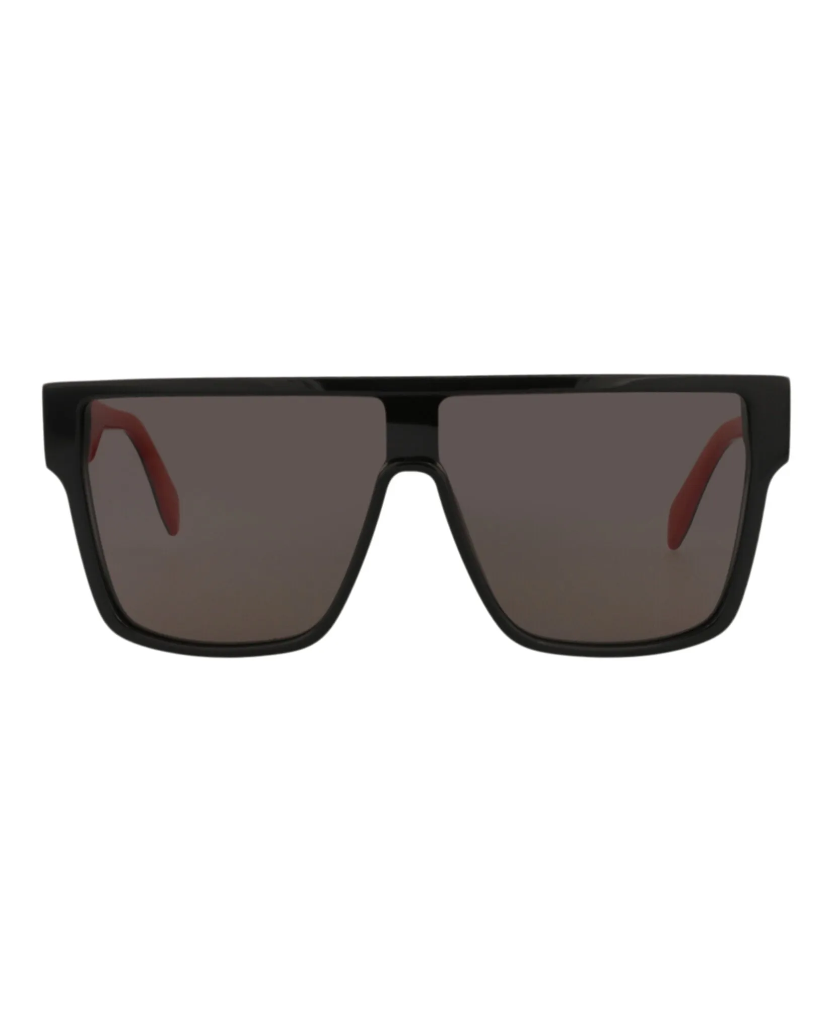 Alexander McQueen Mens Aviator Black Black Grey Fashion Designer Eyewear