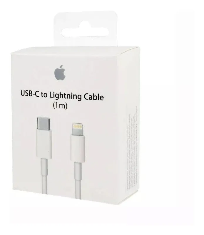 Apple iPad Pro 12.9-inch (1st generation) USB-C to Lightning Thunderbolt 3 Charge and Data Sync Cable 1M White