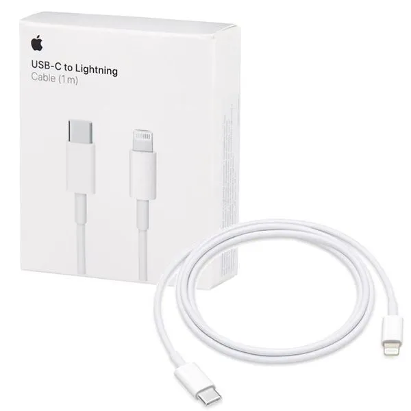 Apple iPad Pro 12.9-inch (1st generation) USB-C to Lightning Thunderbolt 3 Charge and Data Sync Cable 1M White