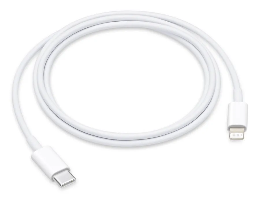 Apple iPhone 13 Pro Max USB-C to Lightning Thunderbolt 3 Charge and Data Sync Cable 1M White