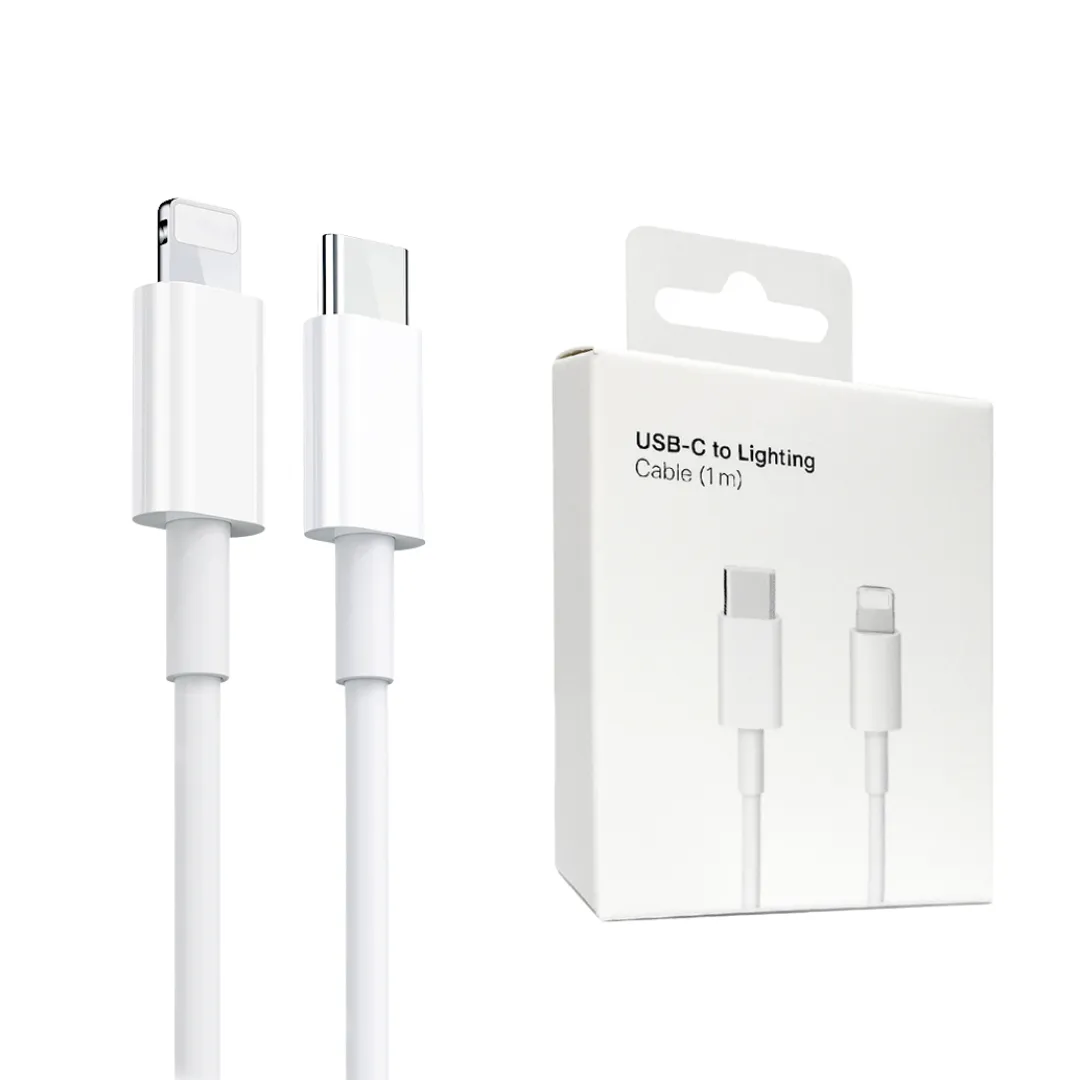 Apple MacBook Pro (13-inch, M2, 2022) USB-C to Lightning Thunderbolt 3 Charge and Data Sync Cable 1M White