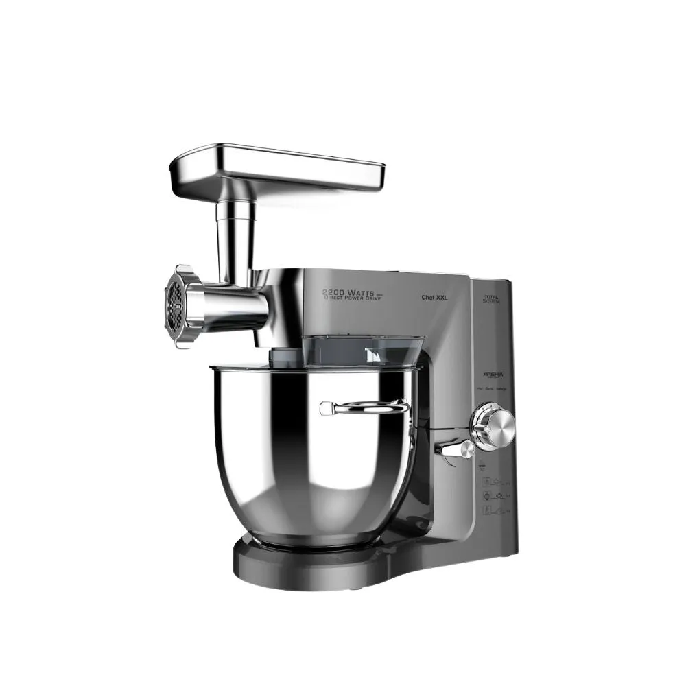 Arshia Stand Mixer with Blender Jar and meat Grinder 10Liters 2200Watt SM014-3012