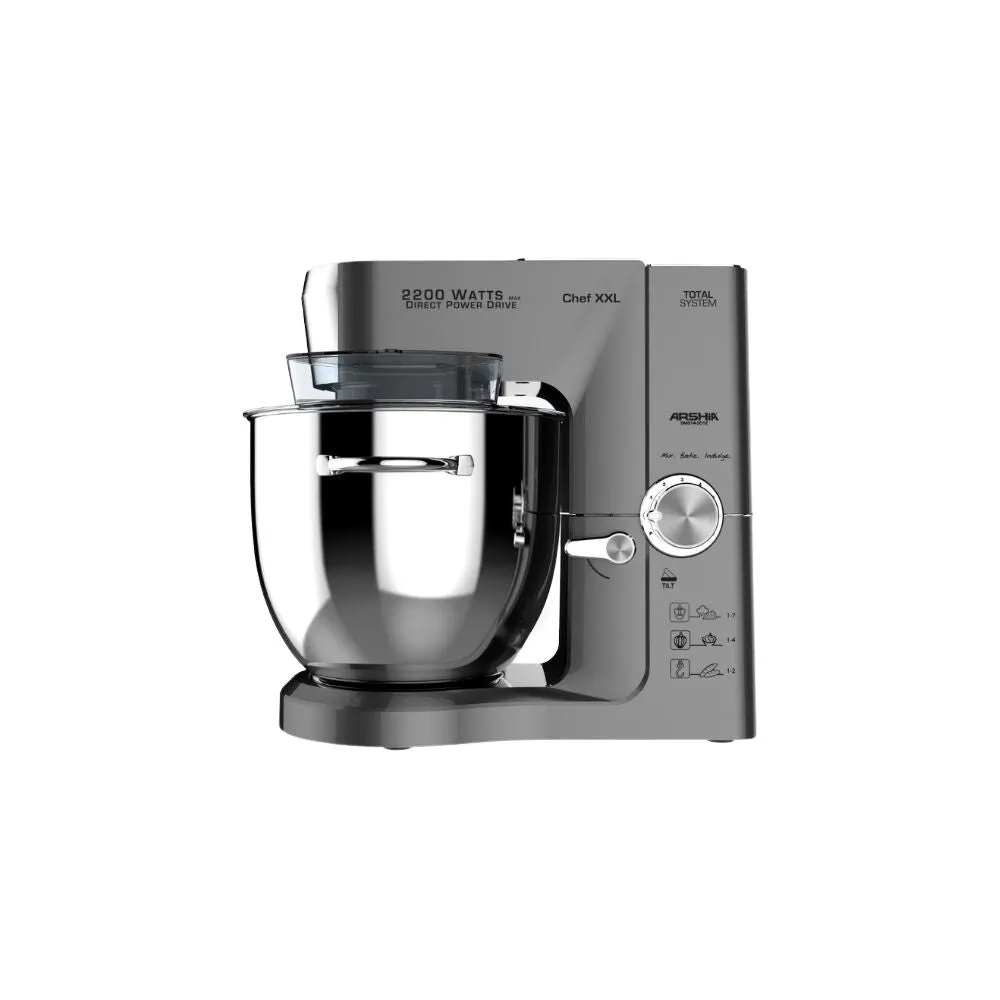 Arshia Stand Mixer with Blender Jar and meat Grinder 10Liters 2200Watt SM014-3012