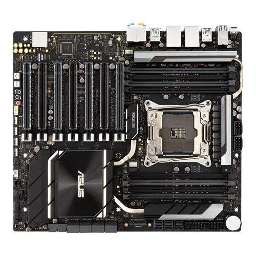 Asus PRO WS X299 SAGE II, Workstation, Intel X299, 2066, CEB, 7 x PCIe, U.2, Dual 2.5G LAN, AI Overclocking, 2x M.2, RGB Lighting