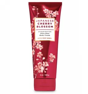 Bath and Body Japanese Cherry Blossom Intense Moisturizing Body Cream 8 Oz / 226