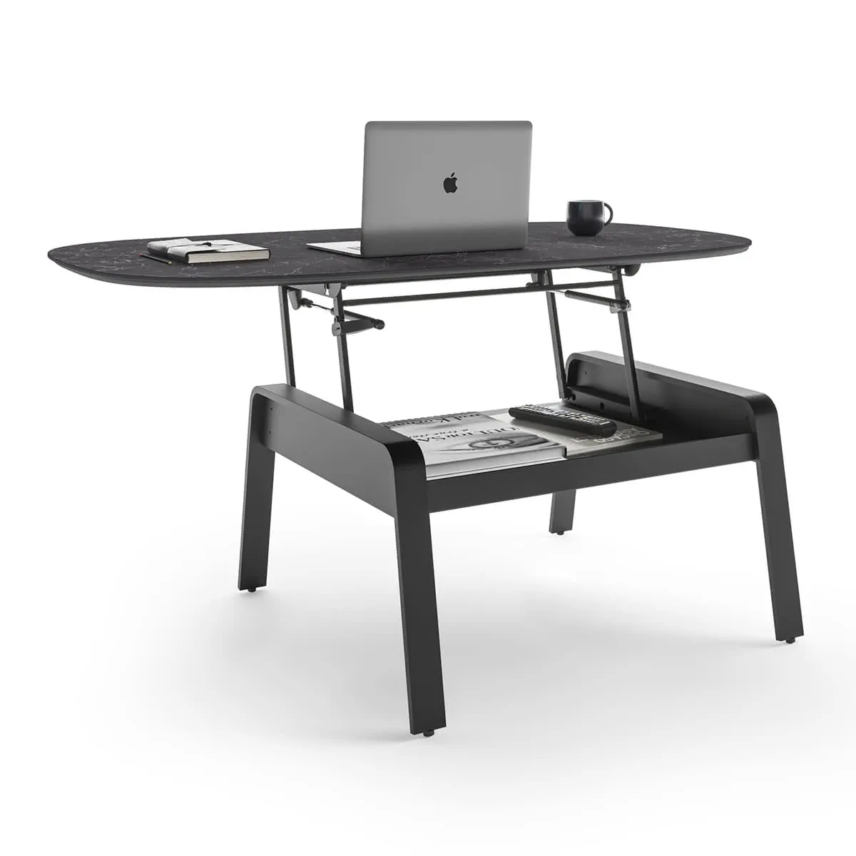 BDI Cloud 9 Lift Coffee Table (Nimbus Black)