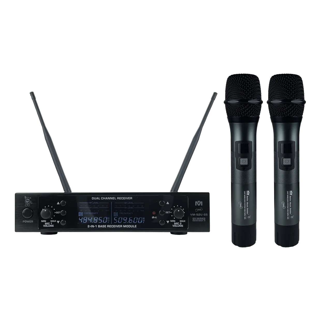 Better Music Builder VM-52U G5 Wireless Microphone Dual Set