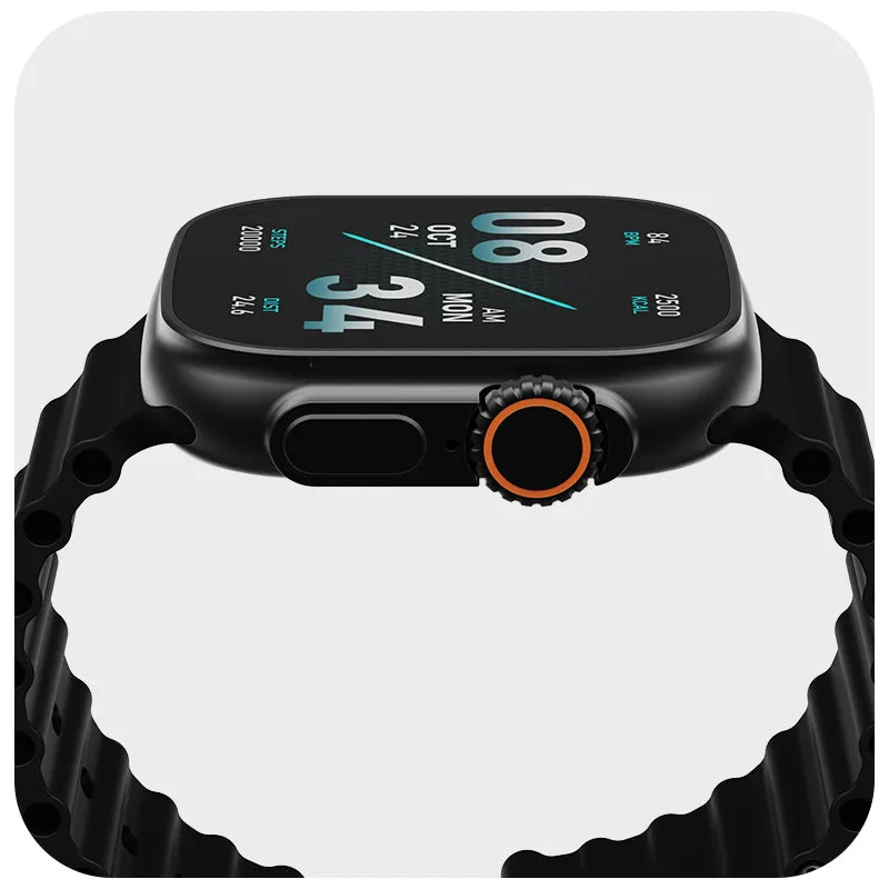 boAt Wave Glory | Smartwatch with 1.96"(4.97 cms) HD Display, BT Calling,  100  Sports Modes, Premium Metal Body