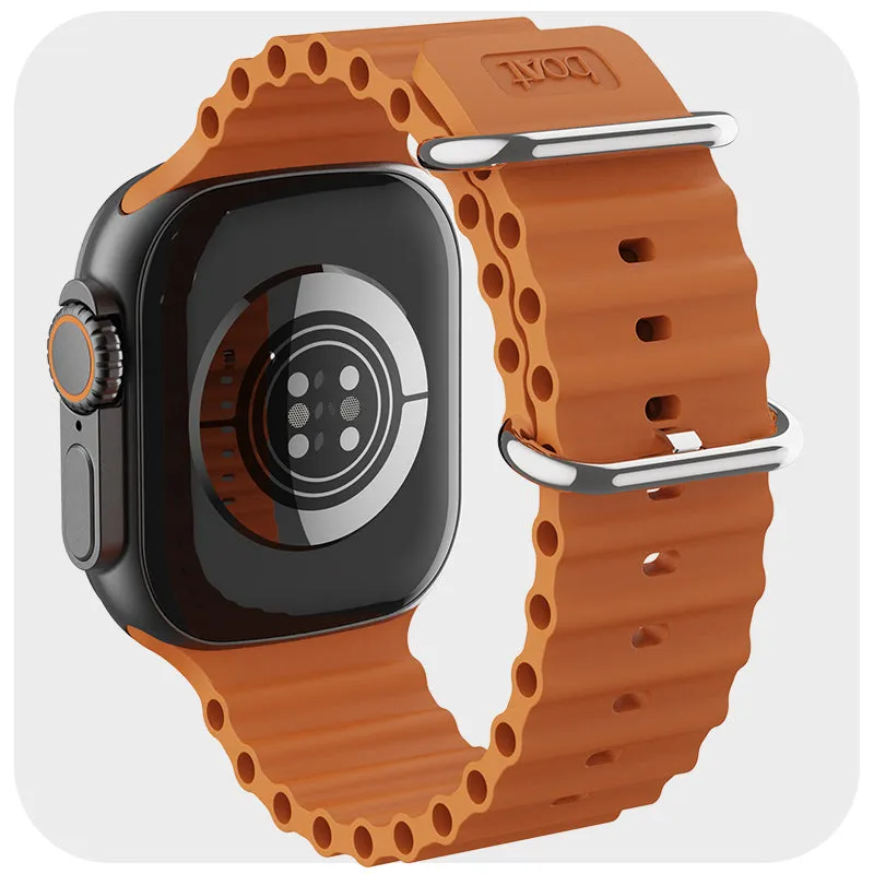 boAt Wave Glory | Smartwatch with 1.96"(4.97 cms) HD Display, BT Calling,  100  Sports Modes, Premium Metal Body