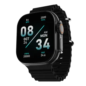boAt Wave Glory | Smartwatch with 1.96"(4.97 cms) HD Display, BT Calling,  100  Sports Modes, Premium Metal Body