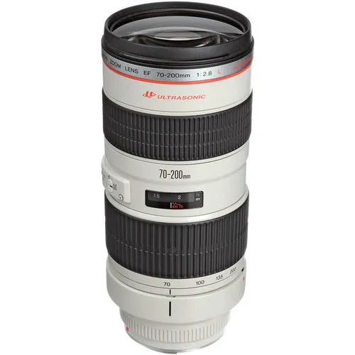 Canon EF 70-200mm f/2.8L USM Lens Bundle with Cleaning Kit, Filter Kits, and Padded Lens Case (International Model)