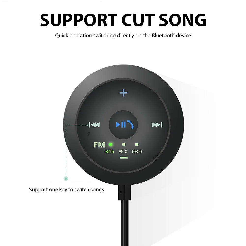Car  5.0  Bluetooth-compatible  Receiver  Transmitter Mp3 Music