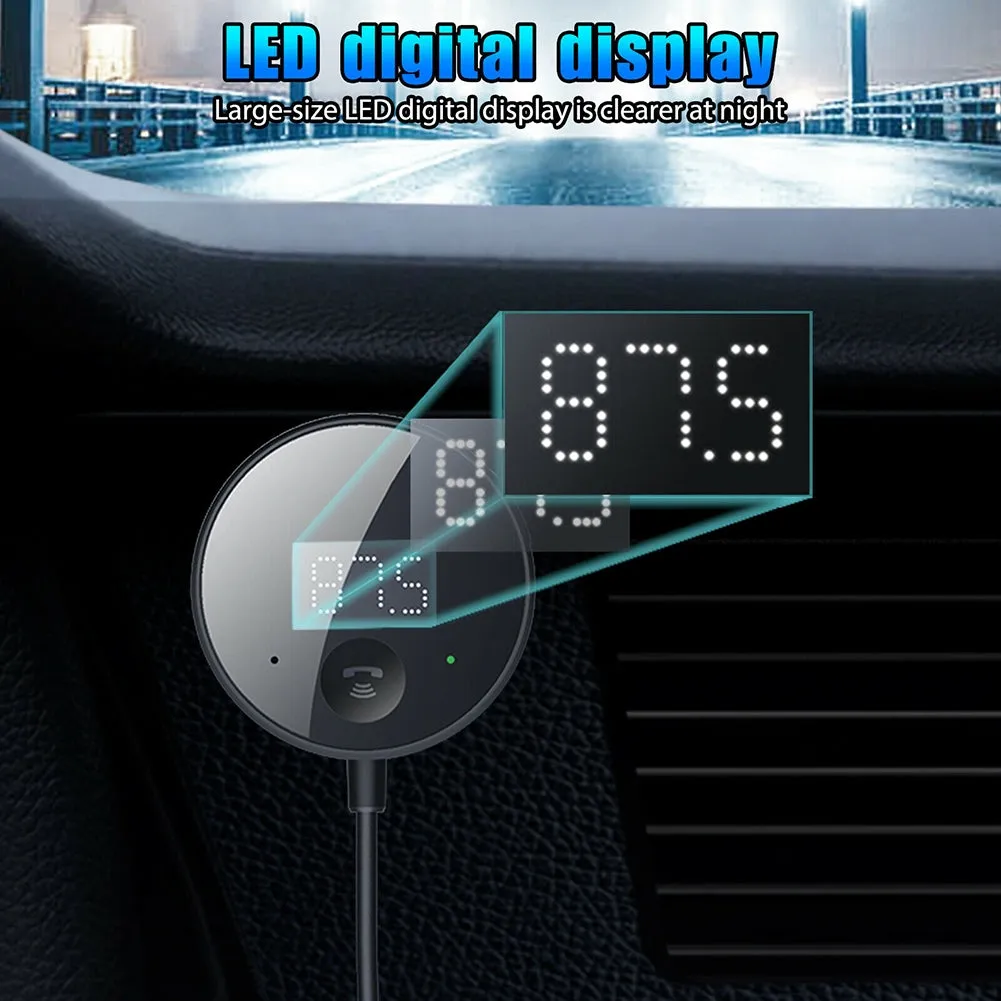 Car Bluetooth-compatible  5.0  Receiver With Microphone