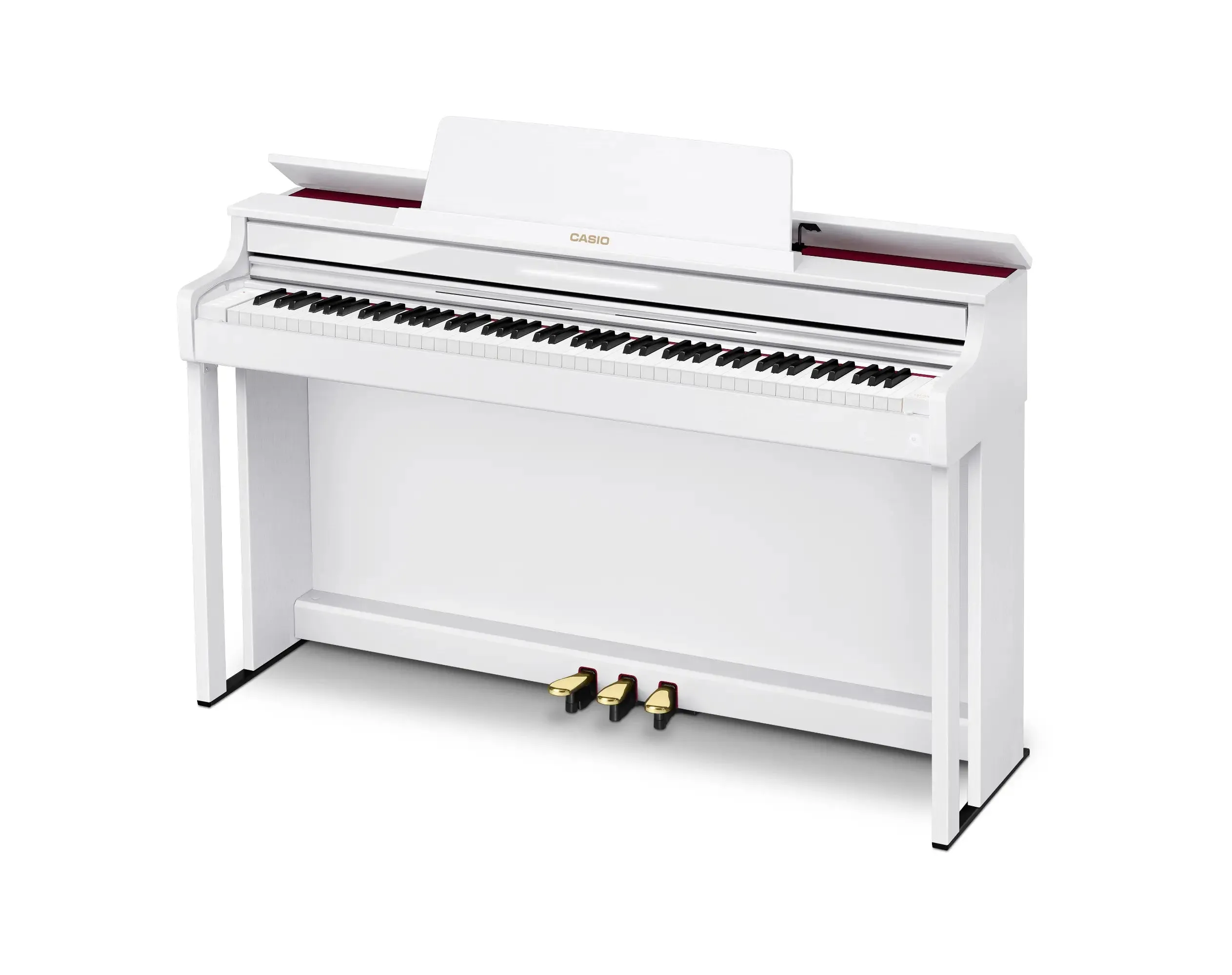 Casio AP550WE Digital Piano with Bench in White