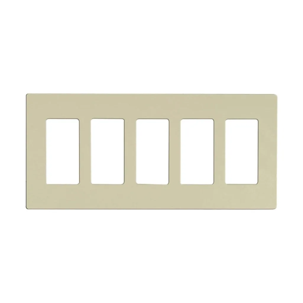 CLARO 5 GANG WALLPLATE AL