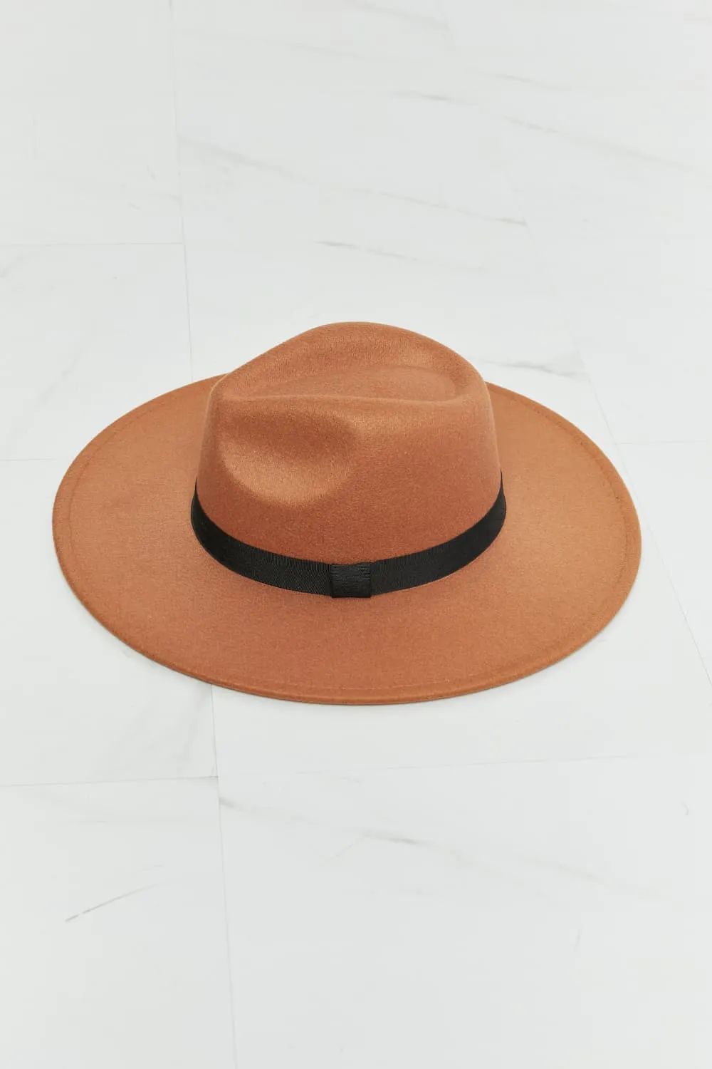 Classy Tan Fedora Hat