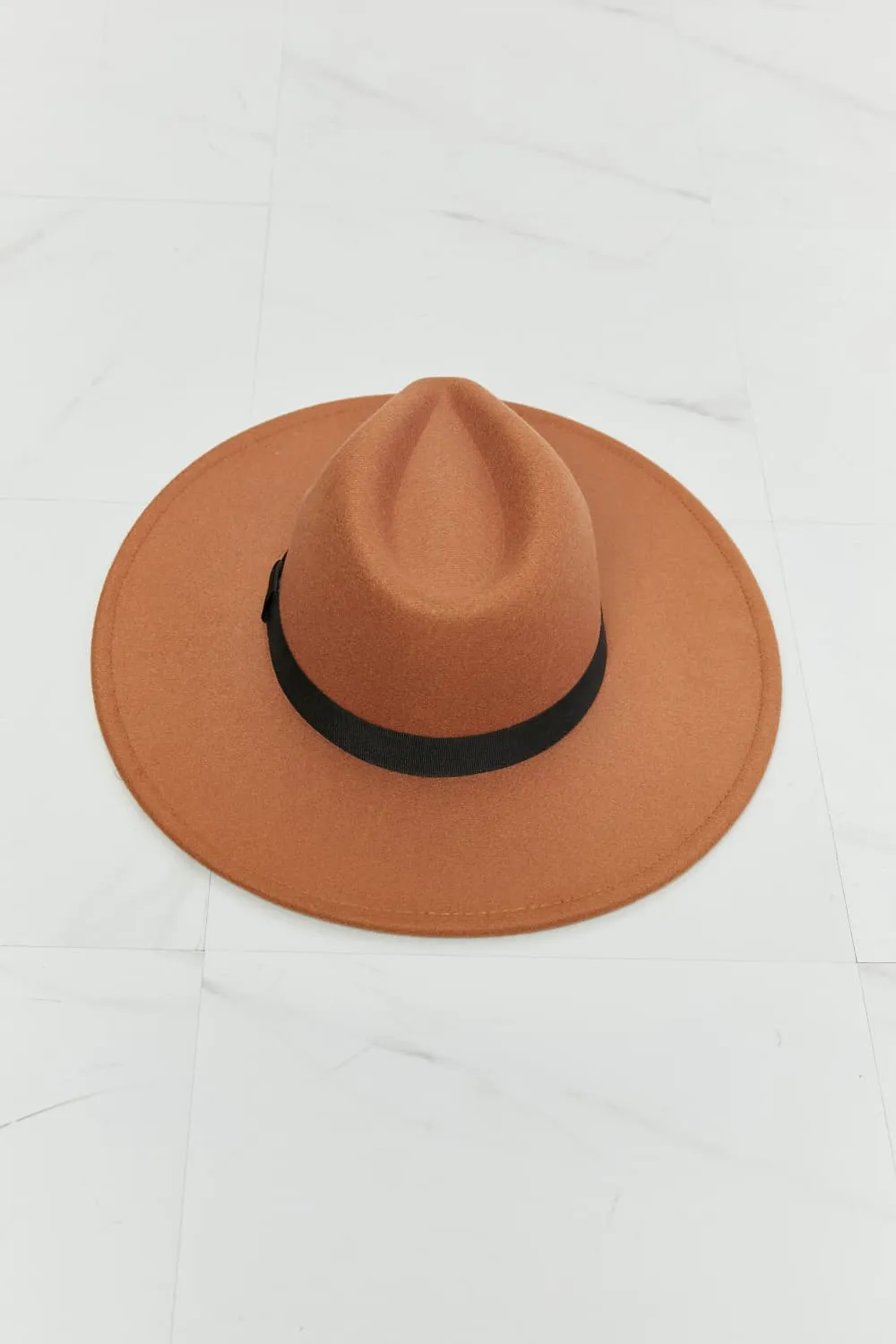 Classy Tan Fedora Hat