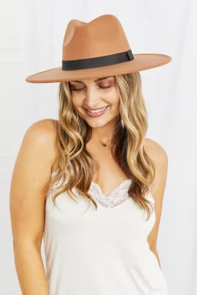 Classy Tan Fedora Hat