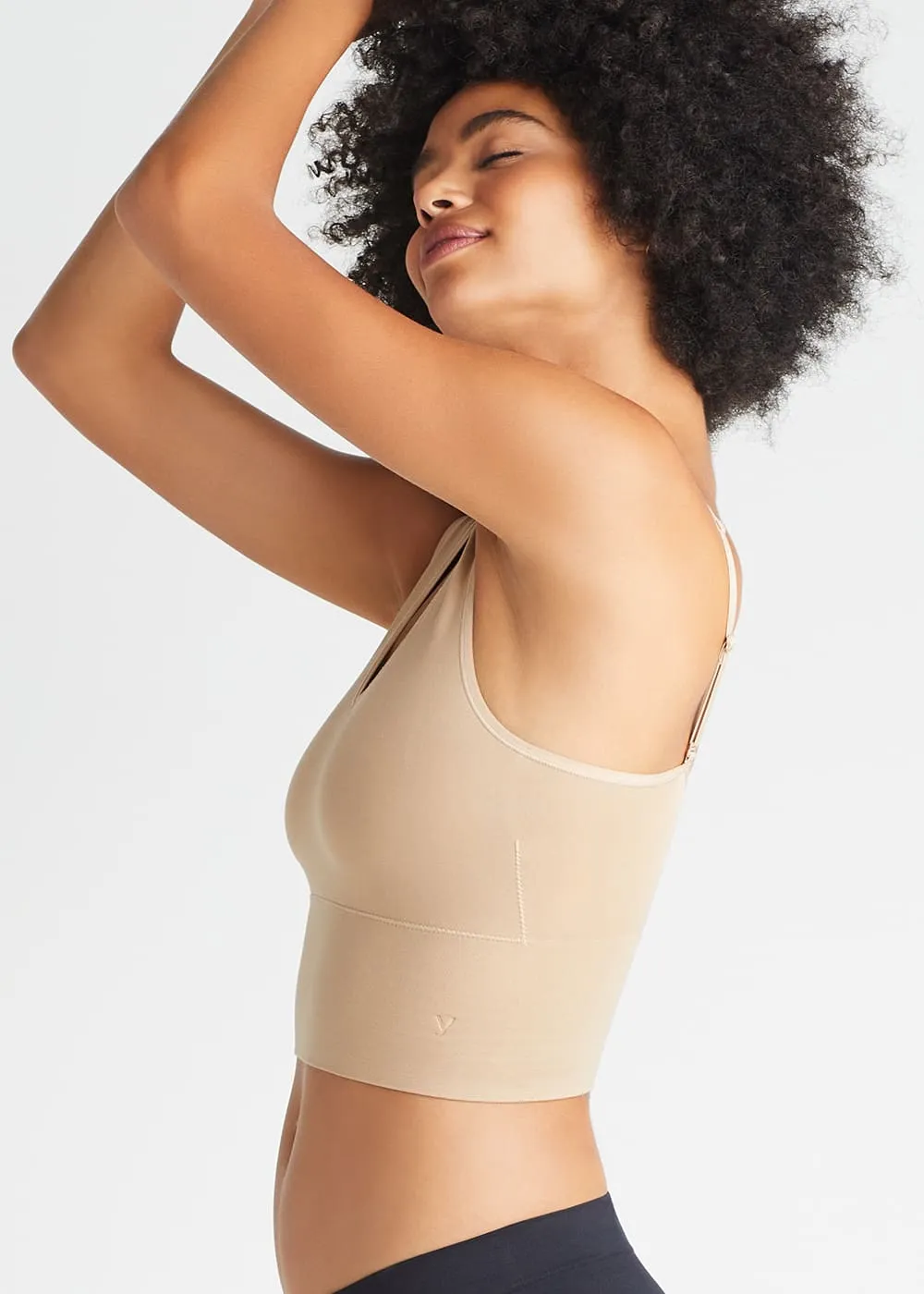 Claudia Longline Bra Top - Seamless