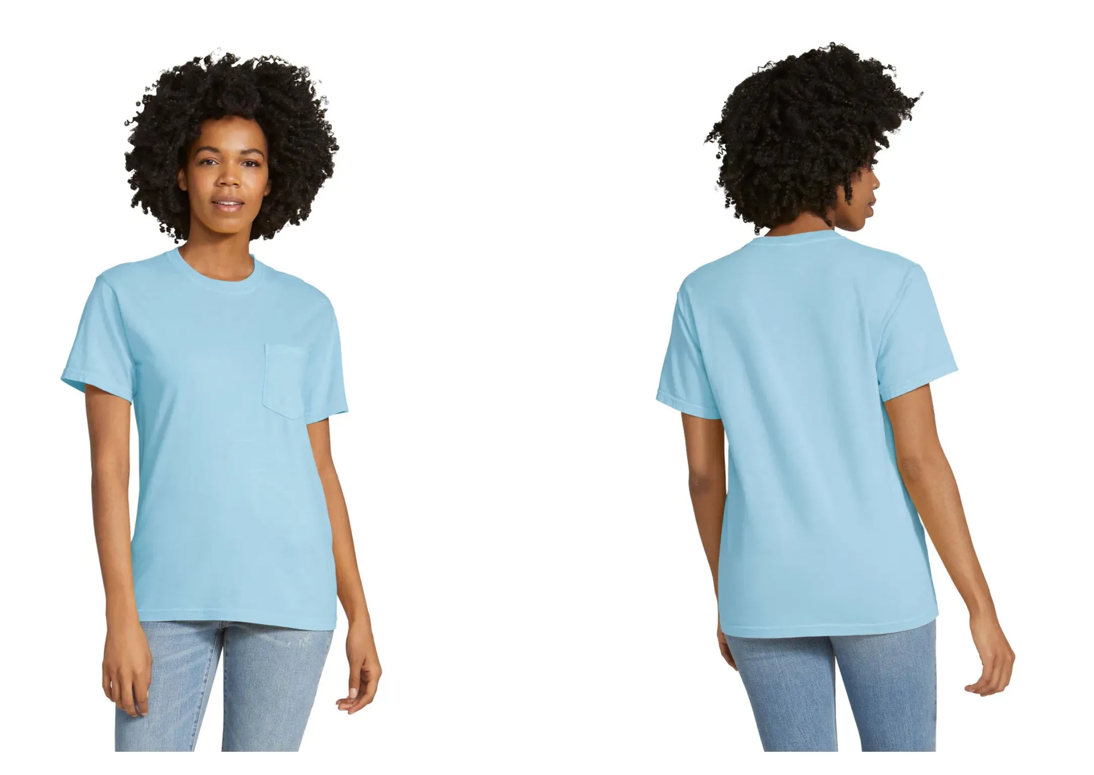 Comfort Colors ®  6030 Heavyweight Ring Spun Pocket Tee Adult (M)