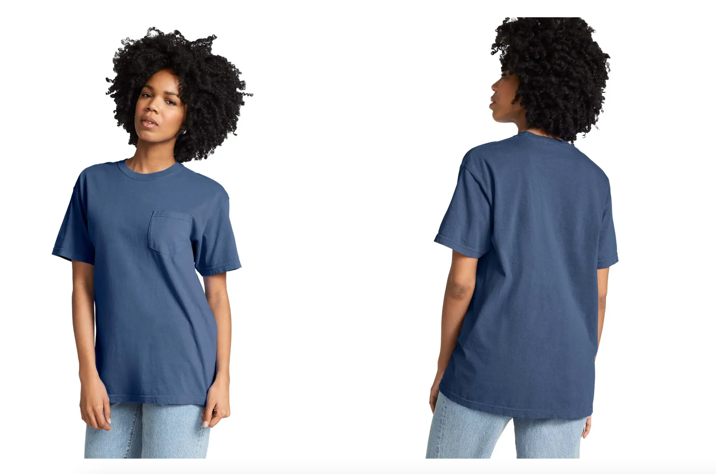 Comfort Colors ®  6030 Heavyweight Ring Spun Pocket Tee Adult (M)