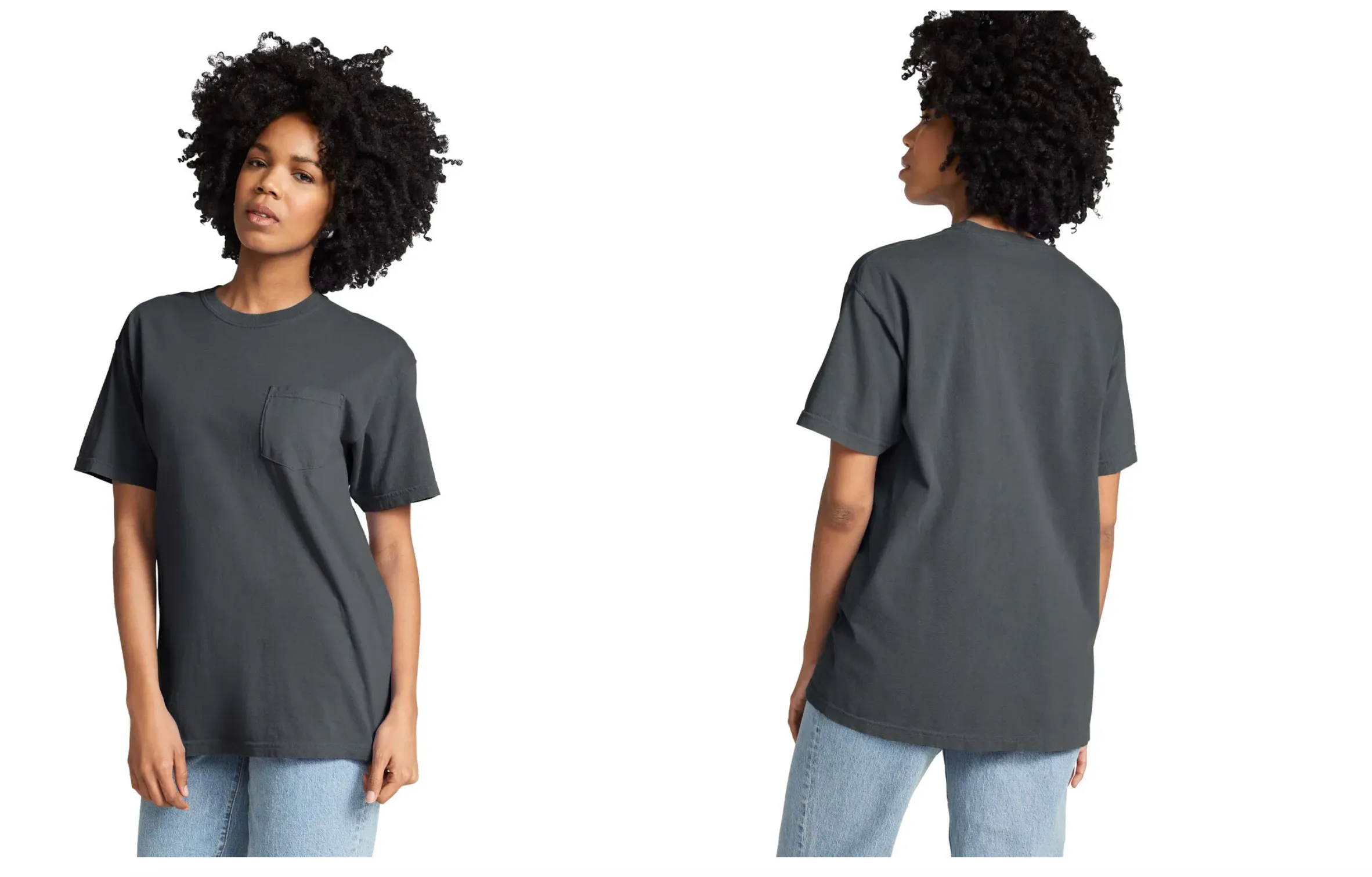 Comfort Colors ®  6030 Heavyweight Ring Spun Pocket Tee Adult (M)