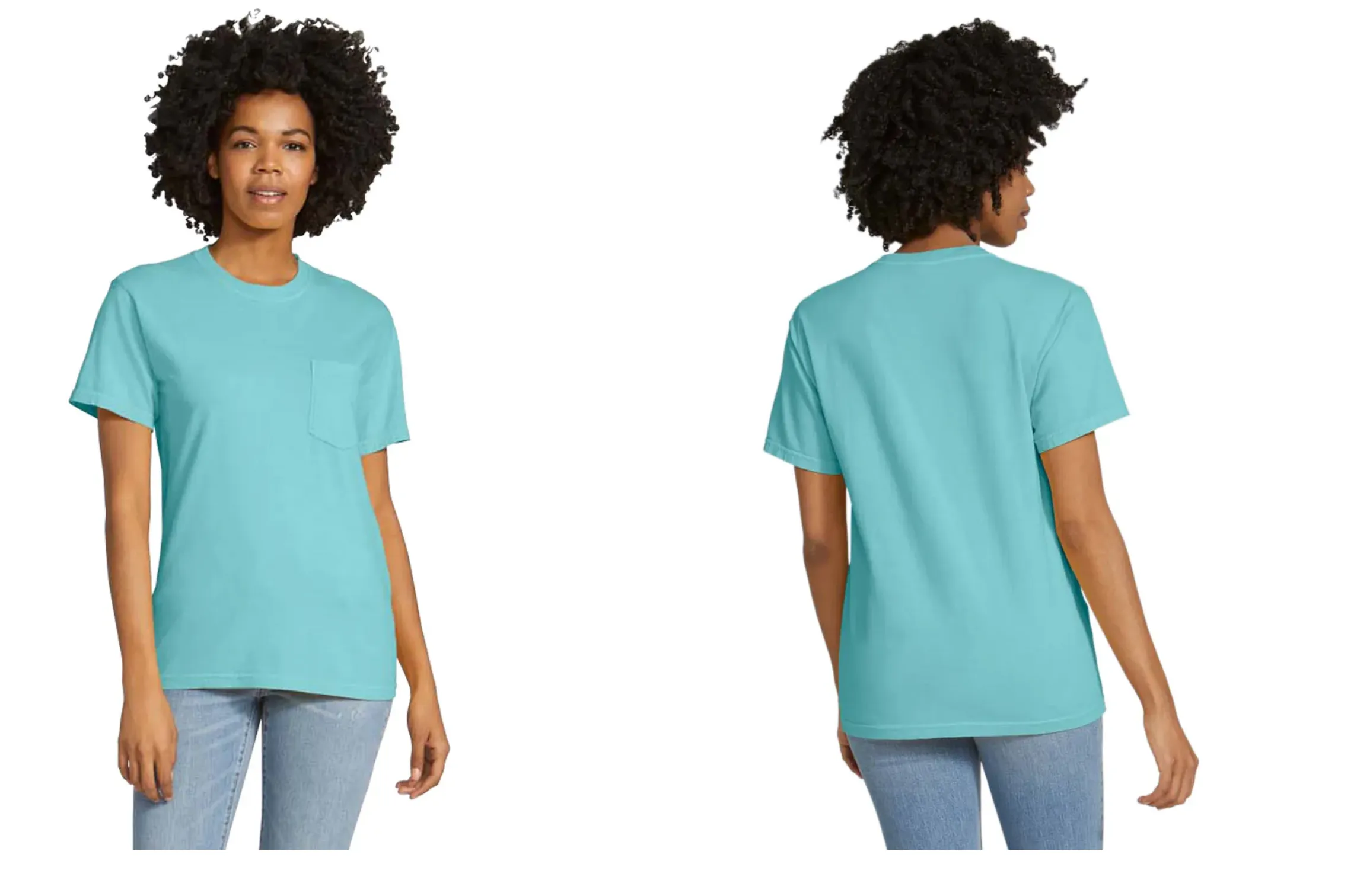 Comfort Colors ®  6030 Heavyweight Ring Spun Pocket Tee Adult (M)