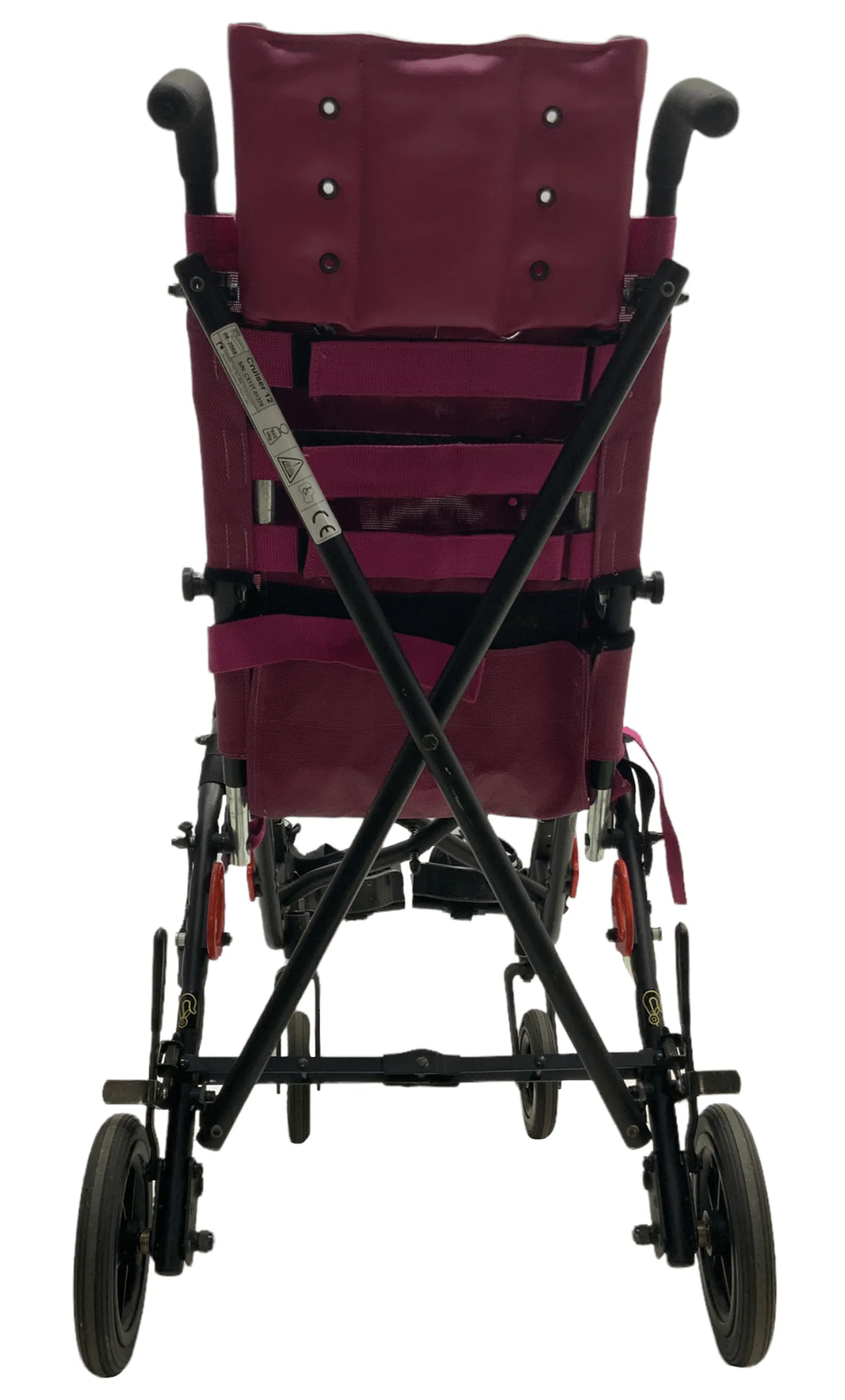 Convaid Cruiser 12 Pediatric Stroller | 12" x 12" Seat | Foldable Stroller | Pink