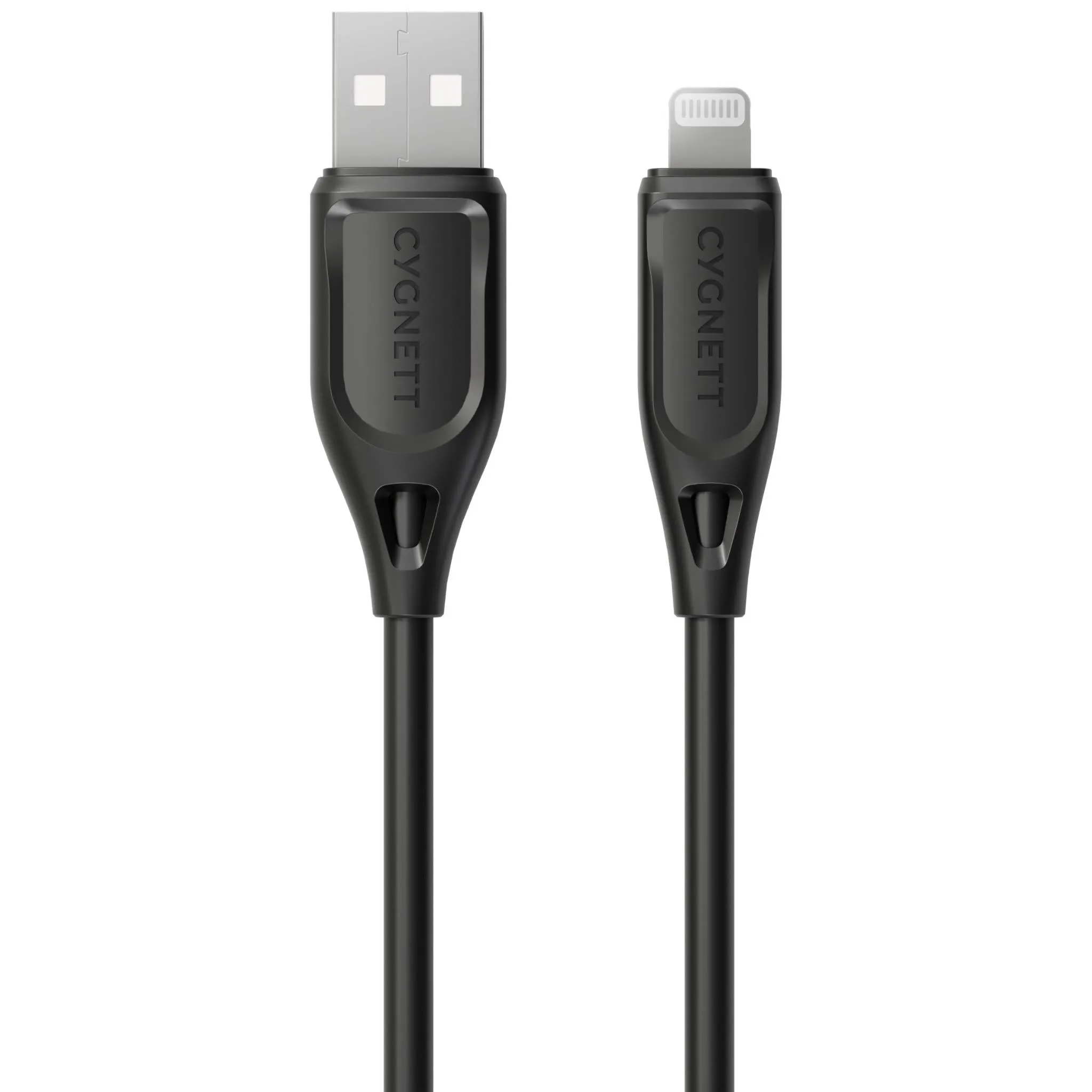 Cygnett Charge & Connect Lightning to USB-A Cable V2 2.2m (Black)