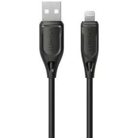 Cygnett Charge & Connect Lightning to USB-A Cable V2 2.2m (Black)