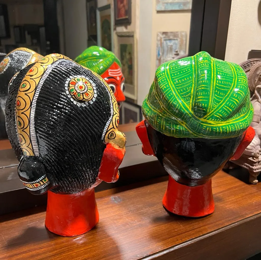 Deep  Red  Cheriyal head