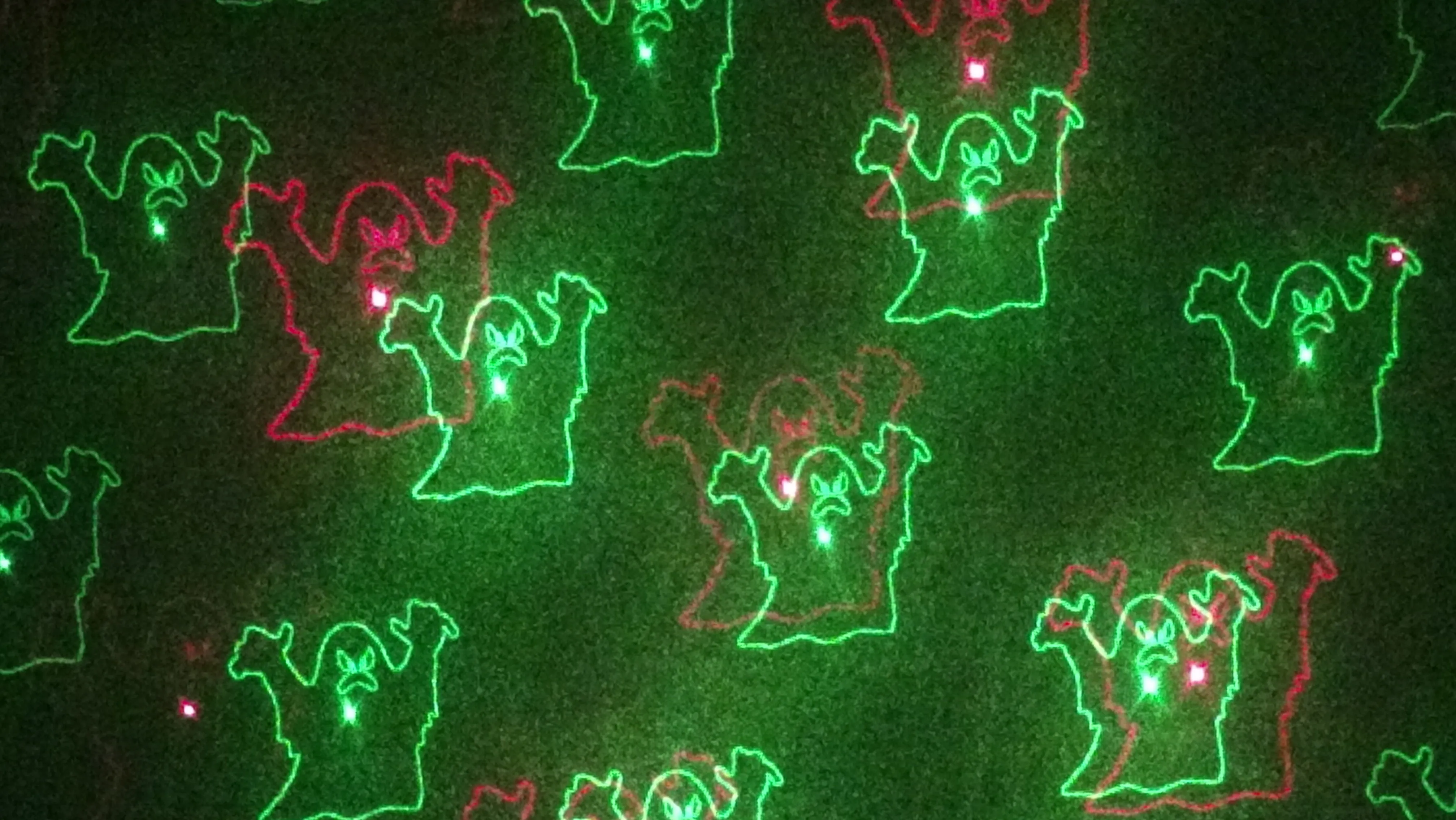 Deluxe Red & Green™ Laser Projector - Bluetooth Edition