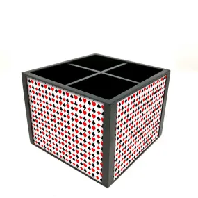 Desk Organizer For Stationery -  Playing Cards
