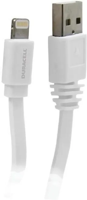 DURACELL DU1311 Charge & Sync 2.1-Amp Lightning to USB Cable (White)