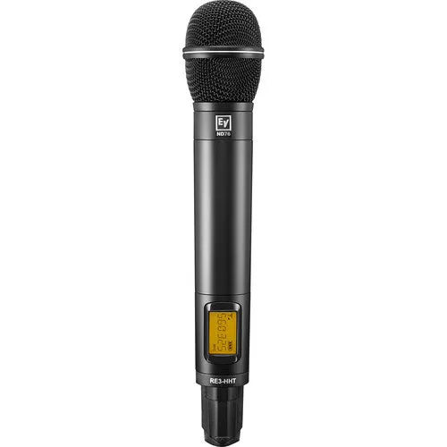 Electro-Voice RE3-ND76-5L Wireless Handheld Microphone System with ND76 Wireless Mic (5L: 488 to 524 MHz) F.01U.354.199