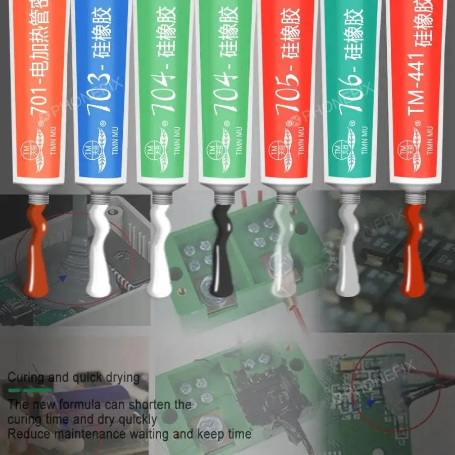 Electronic Industrial Silicone Rubber Sealing Glue Sealant Adhesive